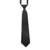 Corbata Negra para Mujer JK Corbata de Lazo Japonesa Estilo Universitario Decoración de Camisa DK Hombres Hombres Perezosos Gratis Color Sólido Casual Corbata Pequeña