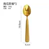 Cuchara de Acero Inoxidable 304 con Forma de Calabaza para Comer en Casa, Cuchara para Mezclar Arroz, Cuchara para Yogur y Helado, Cuchara para Plato Principal de Restaurante, Cuchara para Sopa