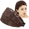 Diadema de estilo coreano, ligera, ancha, de color liso para mujer, que ofrece un look sofisticado y elegante, con un diseño que realza la altura en la coronilla, presentando un estilo retro, chic y moderno