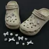 Zapatos con Agujeros DIY Charms para Zapatos Estrella Rosa Lazo Nueva Hebilla de Zapato Estrella de Pedrería Accesorios Decoraciones de Moda