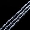 Corrente de garra de strass intensa banhada a prata corrente de garra densa corrente de diamante de cor corrente de diamante DIY corrente de garra acessórios de ornamento de corrente de garra