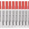 Canetas para quadro branco apagáveis para professores, uso em escritório, ensino, crianças, não tóxicas, fáceis de apagar, alta capacidade, ponta grossa, canetas à base de água nas cores vermelho, azul, preto