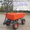 Carretilla de mano de cuatro ruedas carro basculante de plástico para el hogar camping puesto de venta de flores carrito pequeño para recoger entregas express carrito de compras para el supermercado carrito de transporte