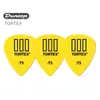Palhetas Dunlop Color Folk para Guitarra Elétrica Fosca Antiderrapantes para Batida Pacote Único Palhetas