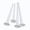 Tubo de Teflon Tubo de plástico flangeado de Teflon Peça moldada em PTFE resistente à corrosão em altas temperaturas Tubo de Teflon PVDF