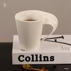 Taza de Cerámica Creativa Transfronteriza con Logotipo Personalizado, Taza para el Hogar, Taza de Souvenir Ins de Aspecto Elevado, Forma Hecha a Medida