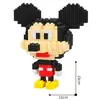 Bloques de Construcción Serie Mickey Mouse Ensamblaje de Partículas Pequeñas Figuras de Dibujos Animados Puesto Callejero Juguetes Educativos para Niños Regalos Venta al por Mayor