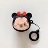 Adecuado para funda de silicona para auriculares Bluetooth inalámbricos Baseus wm01, funda suave y linda de dibujos animados, wm02, moda creativa