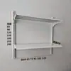 Prateleira de congelador de conveniência de supermercado montada na parede prateleira de armazenamento na parede painel de pegboards doméstico montado na parede prateleira de armazenamento multicamadas