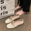 Zapatos de Salón Individuales Estilo Nuevo 2026 para Mujer, Combinan con Faldas, Estilo Francés de Primavera, Suela Suave, Tacón Bajo, Zapatos para Dama de Honor, Zapatos Mary Jane de Año Nuevo, Zapatos Pequeños de Cuero