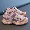 Zapatos para niñas, modelos de primavera y otoño, populares zapatillas de correr transpirables para niños tipo "dad shoes", zapatillas deportivas ligeras para niñas, adecuados para niños mayores