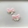 Fresco Azul Primavera Nuevo Estilo Botón Translúcido Lazo Accesorios DIY Hecho a Mano Accesorios para Mascotas Pasador Funda para Teléfono
