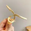 Pinza de Tiburón de Metal de Alta Gama para Mujer Accesorios para el Cabello Grandes Cabello Muy Largo Volumen Pinza de Agarre Múltiple Pinza para el Trasero de la Cabeza Tocado