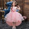 Vestido Formal para Niña con Cola Larga, Certificado CPC CE, Vestido de Princesa para Damitas de Honor, Anfitriona de Desfile de Moda Infantil, Vestido para Presentación de Piano, Vestido Abullonado