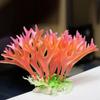 Tanque de peixes de fábrica paisagismo simulação plantas aquáticas animal de estimação Post plantas ornamentais plástico pequenas plantas aquáticas galho pequeno rosa pequeno coral