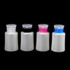 Botella de Presión Perlada para Arte de Uñas de 180 ml Medio de Embotellado Igual de Agua Limpia y Alcohol Diseño de Presión Portátil con Bloqueo