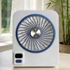 Ventilador de Escritorio Digital Ajustable de Ángulo Moda Simple Ajuste de Cinco Velocidades Bajo Ruido Carga USB Ventilador Venta al por Mayor