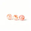 Ágata Roja del Sur Natural Cuentas Sueltas Cuentas Redondas Tipo Hielo Flor Flotante de Hielo Lichi Cereza Congelada Roja Pulsera Pulsera DIY Cuentas Espaciadoras