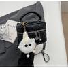 Bolsa Caixa Corrente Romboidal Moda Feminina 2024 Nova Coreana de Nicho Bolsa Tiracolo Popular Portátil para o Dia a Dia