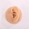 Orejas Falsas de Silicona, Rasgos Faciales, Nariz, Boca, Anillo de Ombligo, Soporte de Exhibición de Joyería, Modelo, Cabeza de Maniquí para Práctica de Limpieza de Oídos