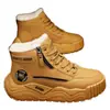 Sapatos Masculinos com Lã Adicionada e Isolamento Espesso, Sapatos Quentes de Algodão, Sapatos para Esportes ao Ar Livre, Botas Martin, Sapatos Casuais, Botas de Neve Masculinas à Prova de Frio, de Cano Alto