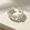 Anillo minimalista, de lujo discreto, de nicho, modelo nuevo 2026 abierto, anillo lindo y sofisticado para el dedo índice hueco