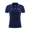 26Yypolo Badminton Roupa Esportiva Secagem Rápida Respirável Short Esportivo Manga Curta Masculino e Feminino Casual Nova Camiseta com Gola Top