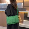 Bolso Cruzado de Algodón y Plumas Nuevo Otoño e Invierno 2025 para Mujer, Mochila Bandolera Moda Acolchada de Gran Capacidad, Bolso de Hombro para Estudiante, Tendencia