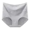 Ropa interior de algodón puro para mujer de cintura alta, control de abdomen y levantamiento de glúteos, Calzones con entrepierna antibacteriana de seda, Cómodos y transpirables, Tallas grandes, Ajustados a la cadera