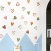 Comercio Exterior Color Morandi Corazón Dormitorio Sala de Estar Entrada Decoración del Hogar Pegatinas de Pared Autoadhesivas Al por Mayor Transfronterizo