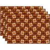 Mantel Individual de Cosecha de Otoño para Acción de Gracias con Estampado de Calabaza y Hoja de Arce, Mantel de Tela Aislante, Mantel Decorativo de Mesa para el Hogar Transfronterizo