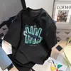 ¡Wow, Camiseta de Manga Tres Cuartos Holgada Hecha a Medida para Hombre con Estampado de Letras, Camiseta Versátil de Moda Estilo Americano de Tendencia para Adolescentes