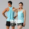 Colete de Corrida Transfronteiriço Personalizado Masculino Esportivo Sem Mangas Roupa Fitness Maratona Atletismo Secagem Rápida Roupa Estampa de Grupo de Corrida