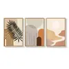 Pintura tríptico geométrica simple personalizada más vendida de Amazon con un toque de alta gama para el fondo del sofá de la sala de estar y la decoración de la entrada