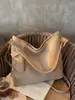 Bolso de mujer de gran capacidad, nuevo estilo Maillard, bolso de hombro retro simple, bolso de hombro tipo tote de alta gama para mujer