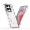 Adecuado para Xiaomi 15Pro Funda Magnética para Teléfono Sombra Brillante Xiaomi 14t Transparente Pocox7 Anti-Caída C75 Cubierta Protectora