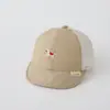 Gorra de Béisbol para Bebé Verano Protección Solar Malla Transpirable Sombrero para el Sol para Niños y Niñas Bonita Gorra con Visera Bordada de Caballo Pequeño