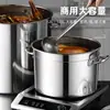 Acero Inoxidable con Tapa 304 Olla Sopa Espesada Barril Sopa Barril Aceite Olla Sopa Hogar Gran Capacidad Cubo Agua Barril Redondo Comercial Carne Guisada