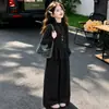 Conjunto de Ropa de Otoño para Niñas 2026 Nuevo Chaleco y Camiseta Básica de Moda para Niñas Mayores, Conjunto de Tres Piezas para Niños de Primavera y Otoño