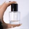 Frasco de vidro de aromaterapia cilíndrico transparente sem fogo frasco de difusão de aromaterapia perfume interior rattan volátil difusão aromaterapia