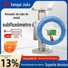 Medidor de Vazão de Tubo Metálico Lzz-25 Gás Líquido Vapor Display de Ponteiro Inteligente Aço Inoxidável