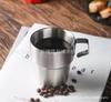 Taza de Café de Acero Inoxidable de Doble Capa Anticaída Taza Portátil para Acampar al Aire Libre Taza de Almacenamiento 304 Acampar