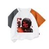 Nueva Camiseta de Manga Corta Delta Action Clothing para Niños Algodón Puro Casual Weilong Manga Media Lobo Rojo Top Holgado Verano