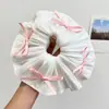 Mermaid plisado perlado de alta calidad con sentido de aro para el pelo de intestino grueso grande, cuerda para el pelo, lazo, accesorios para el pelo de moda, elegante y suave