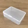 14.3*10.5*4.7cm Caja de Plástico Transparente Caja de Material Cuadrada Piezas de Caja Caja de Herramientas Accesorios Caja de Embalaje