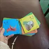 Cartões de Reconhecimento de Imagem Resistentes a Rasgos para Bebês e Crianças, Caracteres Chineses com Pinyin Frente e Verso, Números, Animais, Cartões Cognitivos de Educação Infantil
