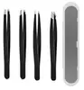 Pinça de Sobrancelha de Aço Inoxidável 96 Pinças para Remover Pelos da Sobrancelha, Aparar Barba, Boca Reta, Boca Inclinada, Remoção de Pelos Ferramentas de Beleza Venda por Atacado
