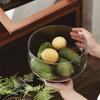 Criativo Preguiçoso Madeira de Acácia Vidro Perna Alta Prato de Frutas Doméstico Moderno Simples Ornamentos de Mesa de Café Lanches Doce Fruta Seca Prato