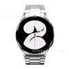 Pulseira de Aço Inoxidável Adequada para Samsung Galaxywatch7/6Classic Watch Strap Três Contas Integradas Sem Frestas
