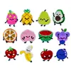 Parches Bordados de Frutas de Dibujos Animados Lindos Autoadhesivos DIY Sin Coser Termoadhesivos Parches para Ropa Accesorios para Prendas Etiquetas de Tela